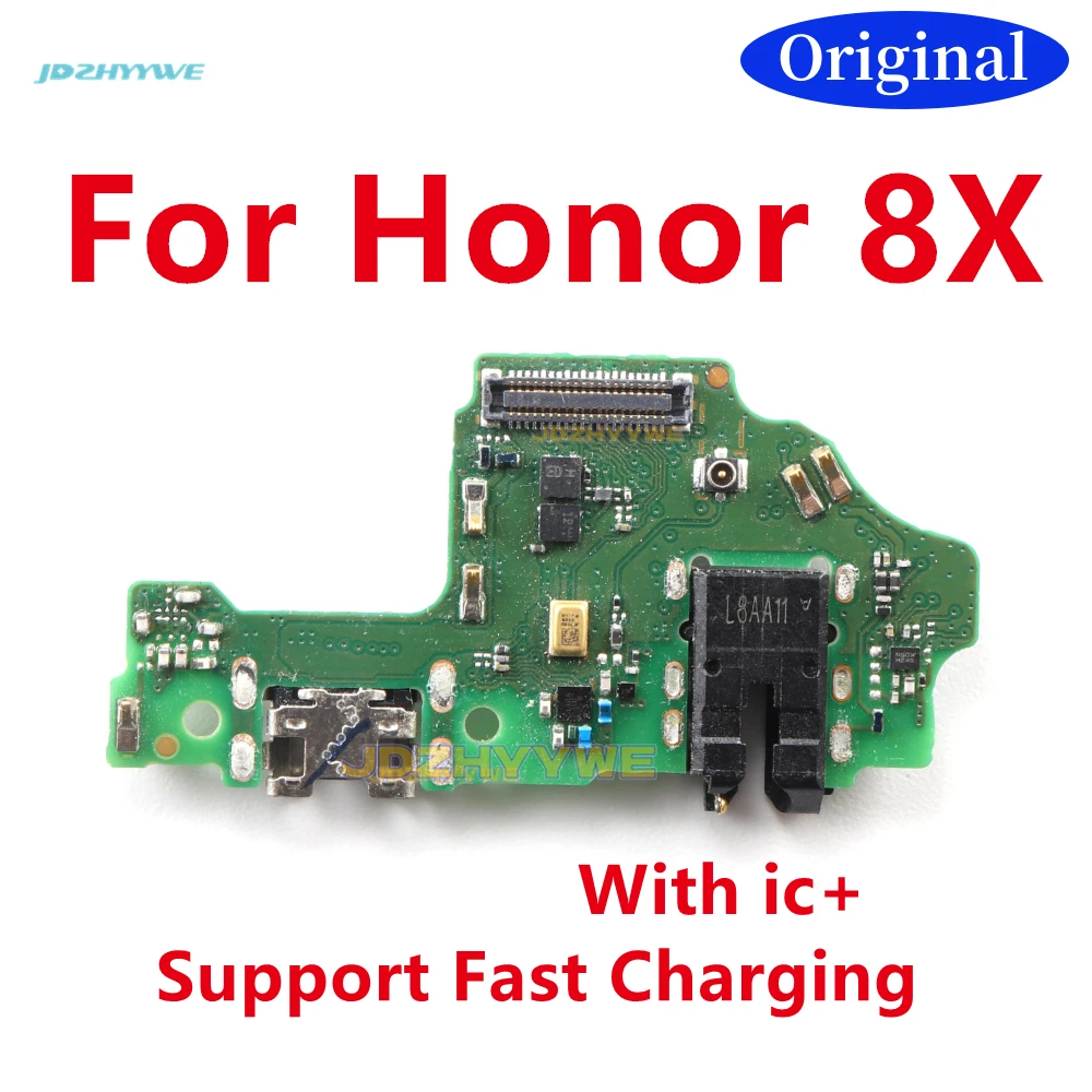 1 шт., разъем для зарядки через USB, запчасти для платы, гибкий кабель для HuaWei Honor 8X 8C 8 9 Lite 9A, гибкий кабель, запасная часть