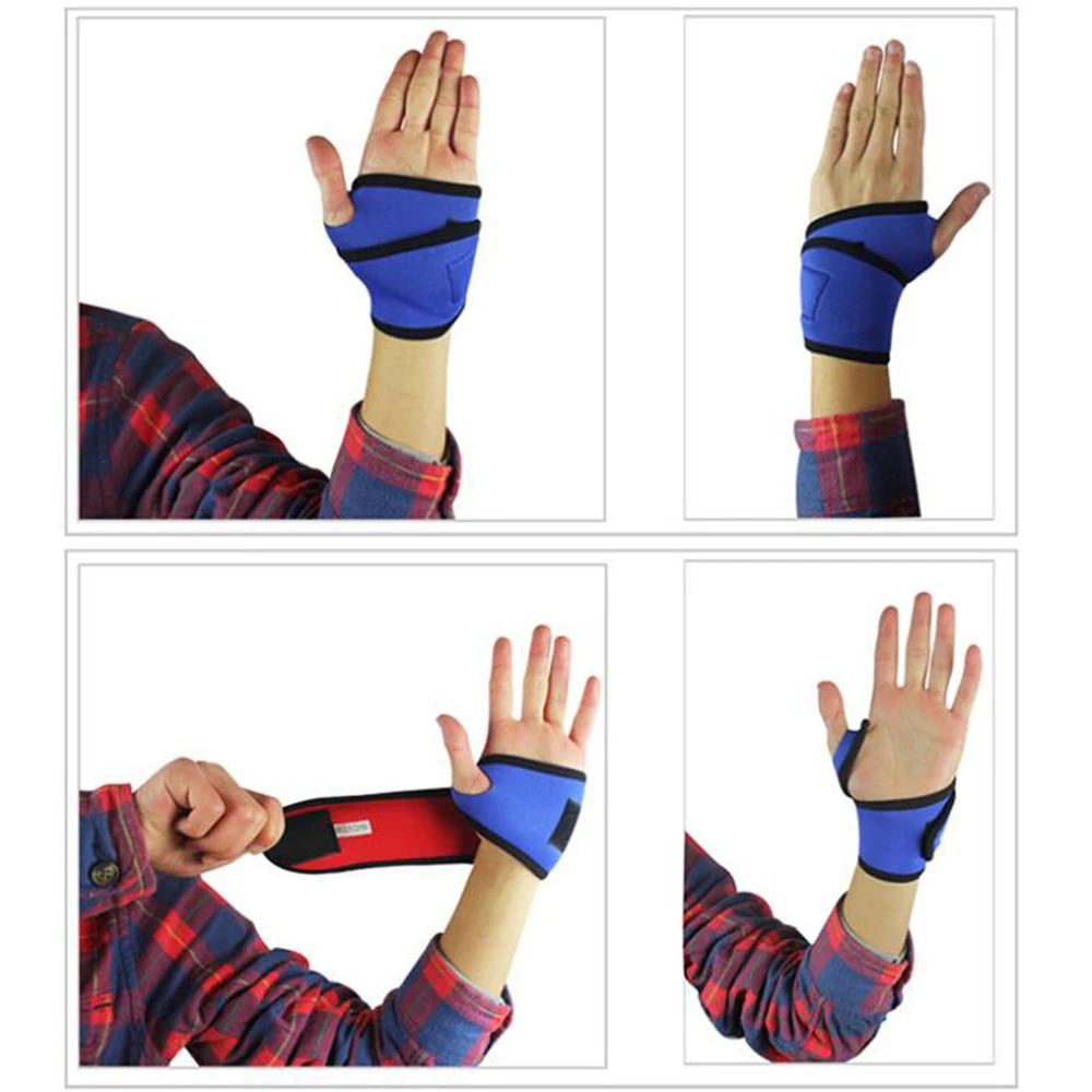 2 шт. Подставка для регулируемого бандажа на запястье, бандаж для занятий спортом, Компрессионные обертывания при тендините, облегчение боли