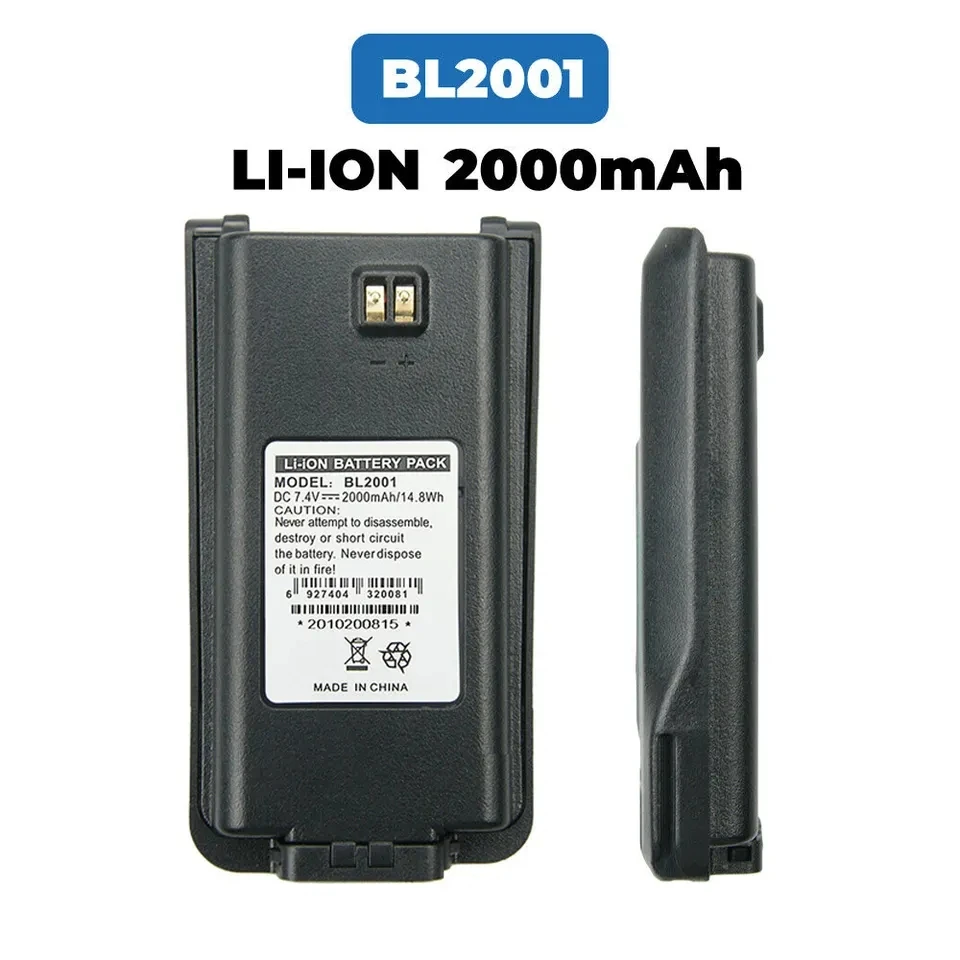 2000 мАч литий-ионный аккумулятор BL2001 Замена для Hytera HYT радио TC-610 TC-620 TC-626 Радио