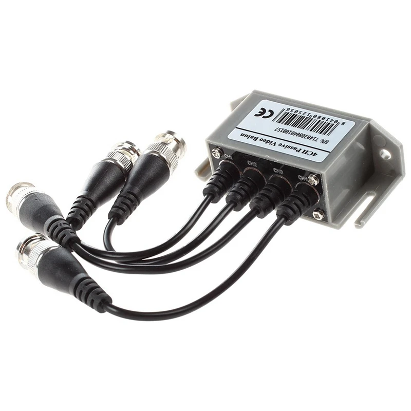 3X 4-канальный видеобалансный передатчик BNC UTP CAT5 для видеонаблюдения/Камеры скрытого видеонаблюдения Trend
