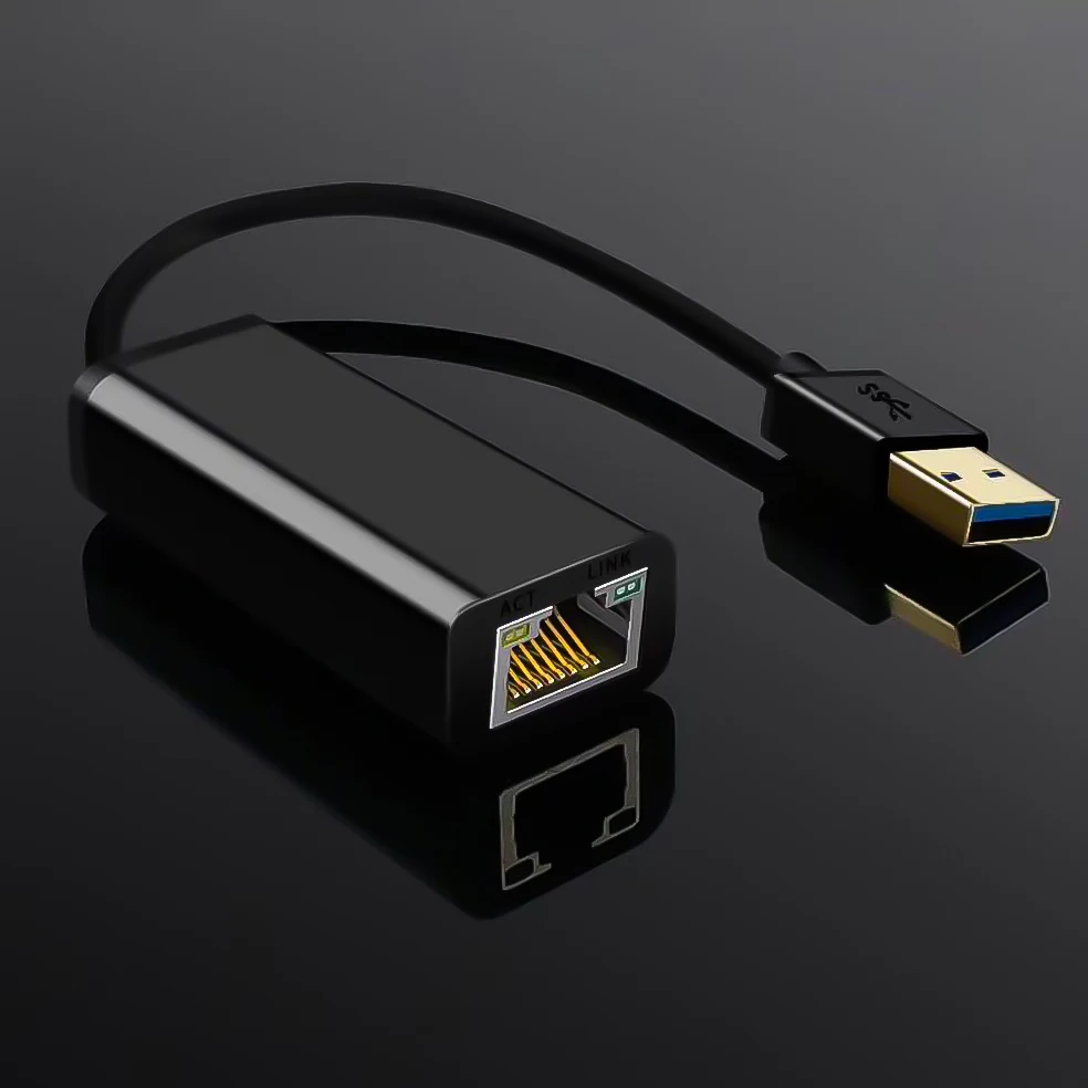 USB Ethernet Адаптер Сетевая карта USB 3,0 к RJ45 1000 Мбит/с AX88179A для ноутбуков Win7/Win8/Win10 Ethernet USB