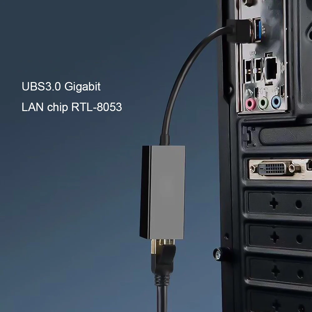 USB Ethernet Адаптер Сетевая карта USB 3,0 к RJ45 1000 Мбит/с AX88179A для ноутбуков Win7/Win8/Win10 Ethernet USB