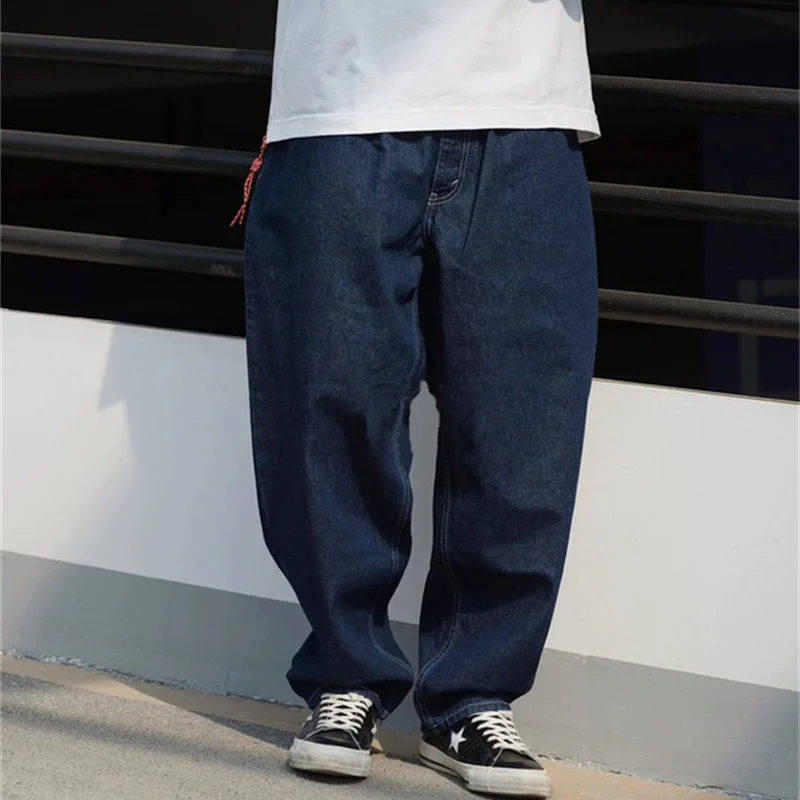 Джинсы BEAMS 24SS, простые стерические мешковатые брюки Полной длины, Свободные Широкие брюки для мужчин и женщин