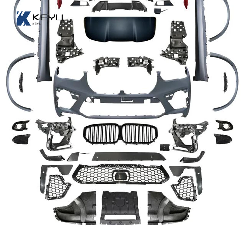 Для 2019-2022 BMW X5 G05 upgrade X5M F95 большой обвес переднего и заднего бампера, выступ колеса, решетка радиатора