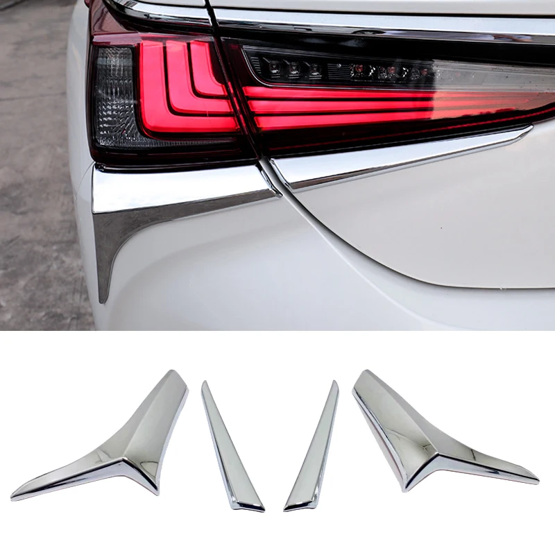 Для Lexus ES ES200 ES250 ES300h ES350 2018 2019 2020 2021 2022 Автомобильная Наклейка ABS Накладка Рамка Заднего Фонаря Накладка Для Бровей