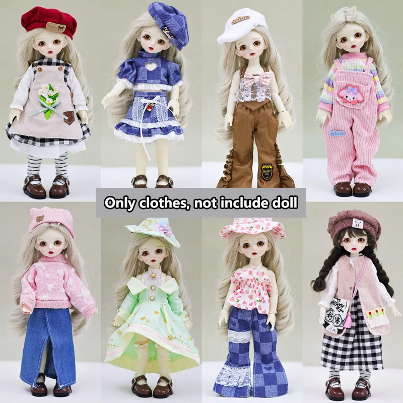 Кукольная одежда для 1/6 Bjd Karou 12 Дюймовая кукла Аксессуары для одевания Не включают куклу