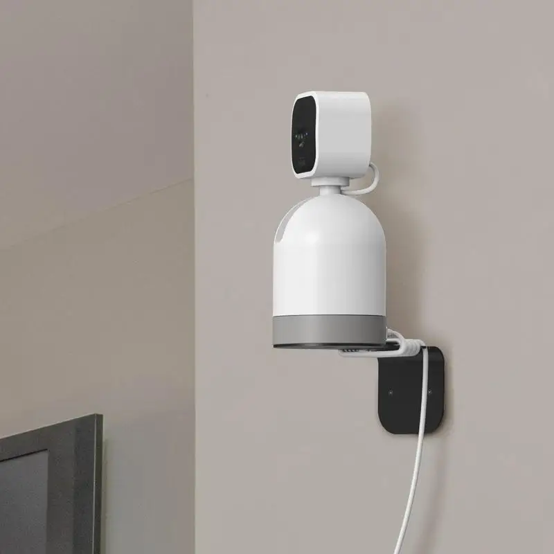 Настенное крепление для камеры безопасности в помещении, акриловая подставка для камеры, совместимая с системой домашней камеры безопасности Mini Pan-Tilt Cam