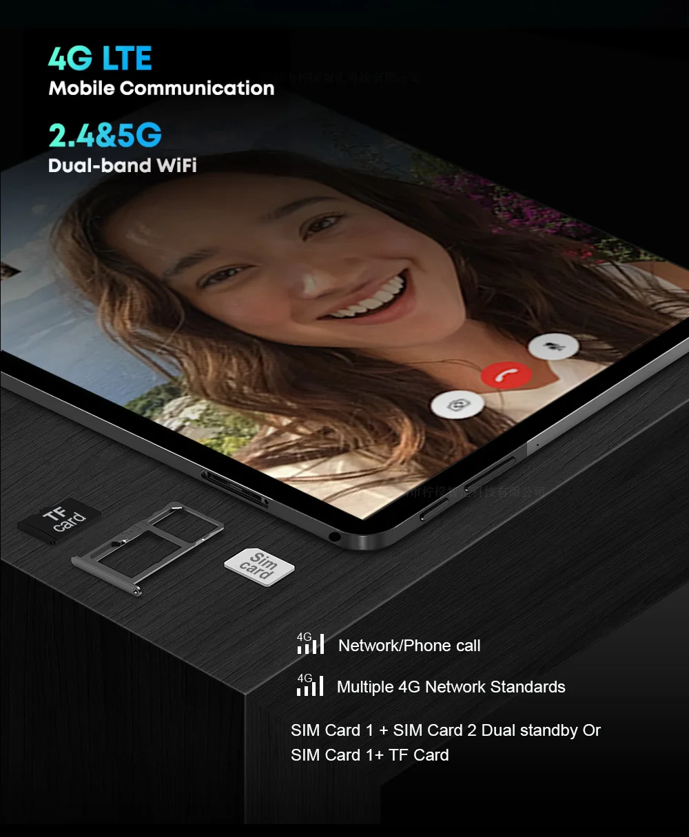 Новый Глобальный Оригинальный Планшет Android 12 Snapdragon 870 Восьмиядерный 16 ГБ ОЗУ 1 ТБ ПЗУ Планшетный ПК 5G SIM-карта WIFI Телефонная панель вызова 6