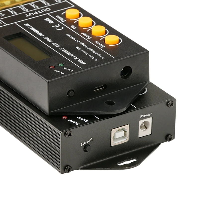 Новый Программный контроллер мини-таймера TC420-SJ Черный Программный контроллер Таймера Для 5-канальной светодиодной ленты, общая мощность 20A Макс.