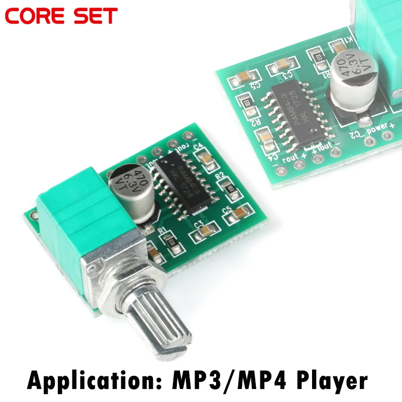 Плата Аудиоусилителя мощности PAM8403 5V 2-Канальный Регулятор громкости 3 Вт/USB Power 8403 Плата цифрового аудиоусилителя мощности