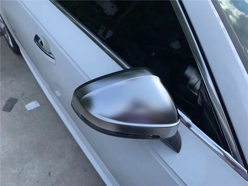Подходит для Audi A4 B9 2017-2018 allroad Quattro S4 S5 Крышки Боковых зеркал заднего Вида высококачественные Крышки Зеркал простая установка