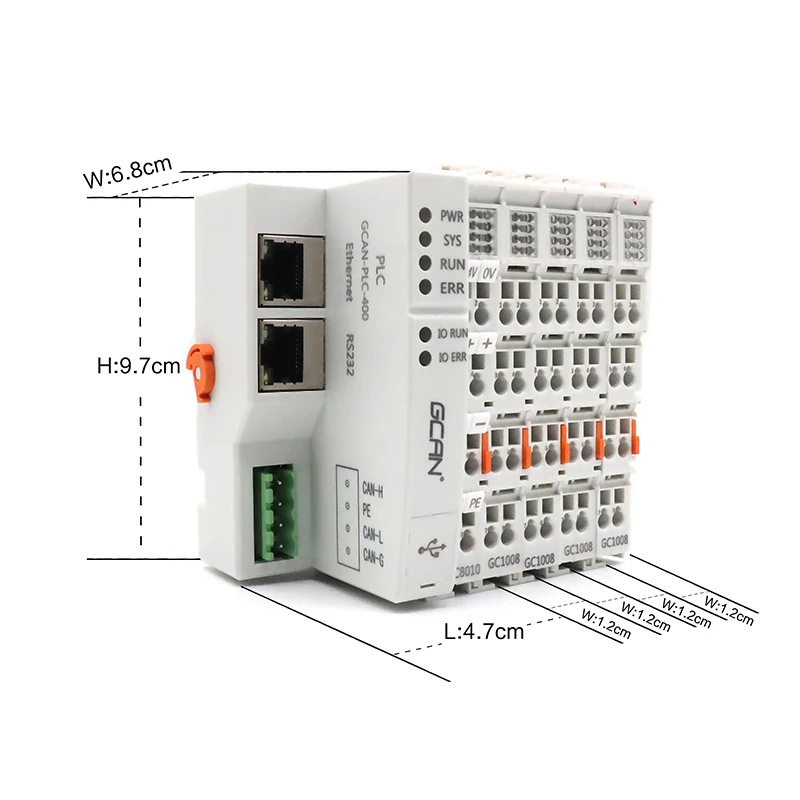 Программируемый логический контроллер PLC релейный модуль DC24V Имеет функции мониторинга состояния оборудования в полевых условиях, дистанционного управления