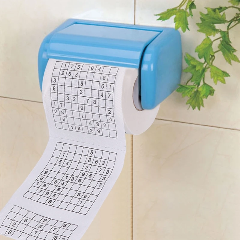 Прочная Папиросная бумага с принтом Sudoku Su, Туалетная бумага в рулоне, Хорошая игра-головоломка