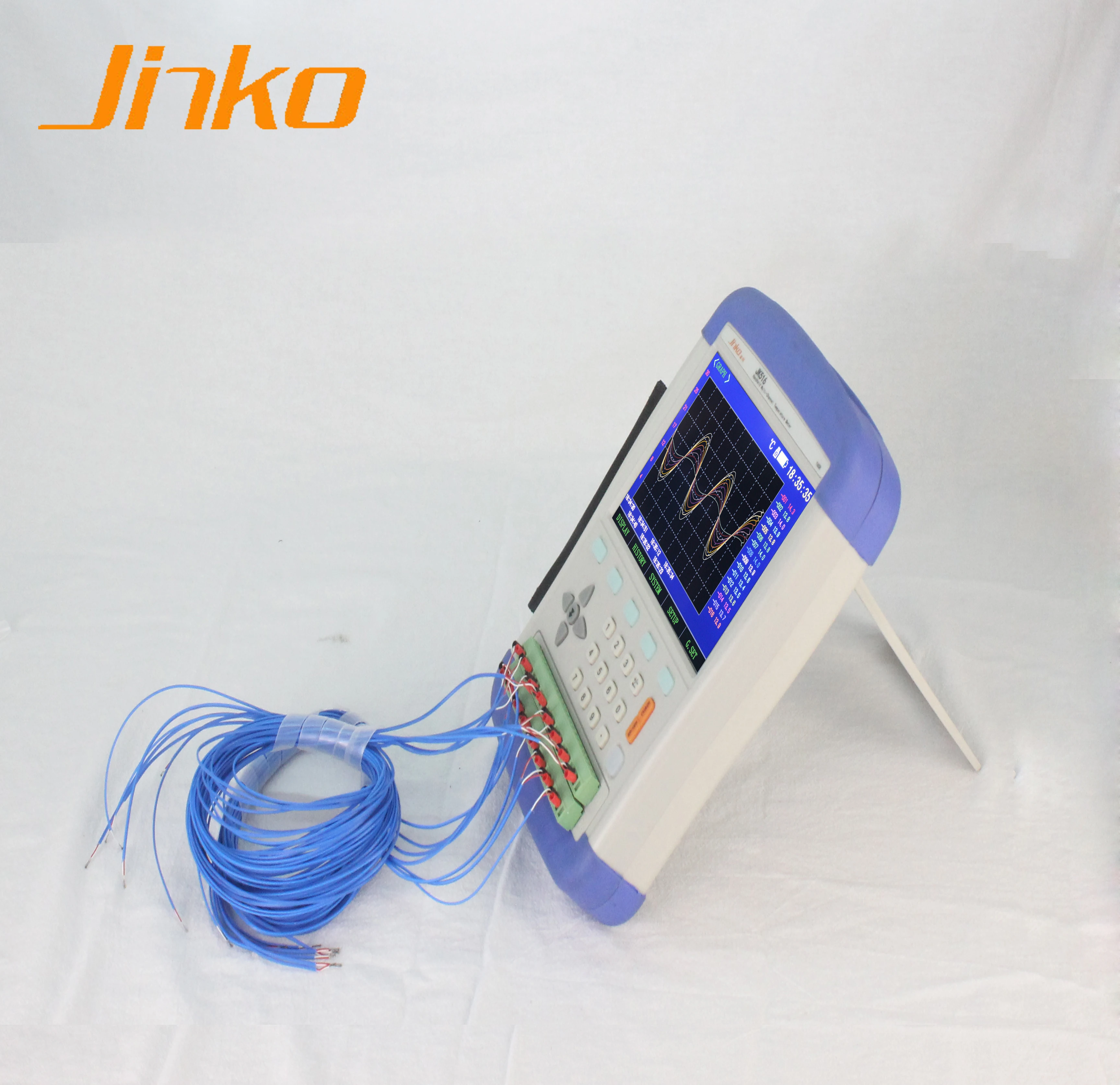 Ручной многоканальный измеритель температуры Jinko JK508 8-канальный промышленный цифровой термометр
