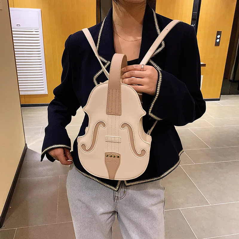 Рюкзак-кошелек Винтажная Скрипичная дизайнерская сумка через плечо для женщин, кошельки, сумки из искусственной кожи, Модная дизайнерская сумка